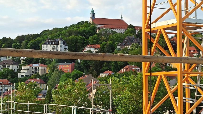 Begehung Bebauung Langebrückenstraße