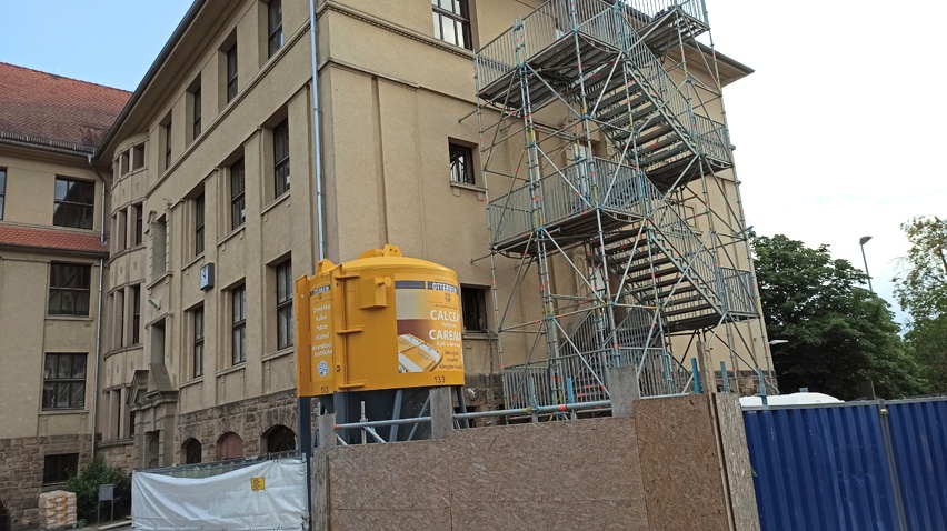 Begehung Sanierung Domschule