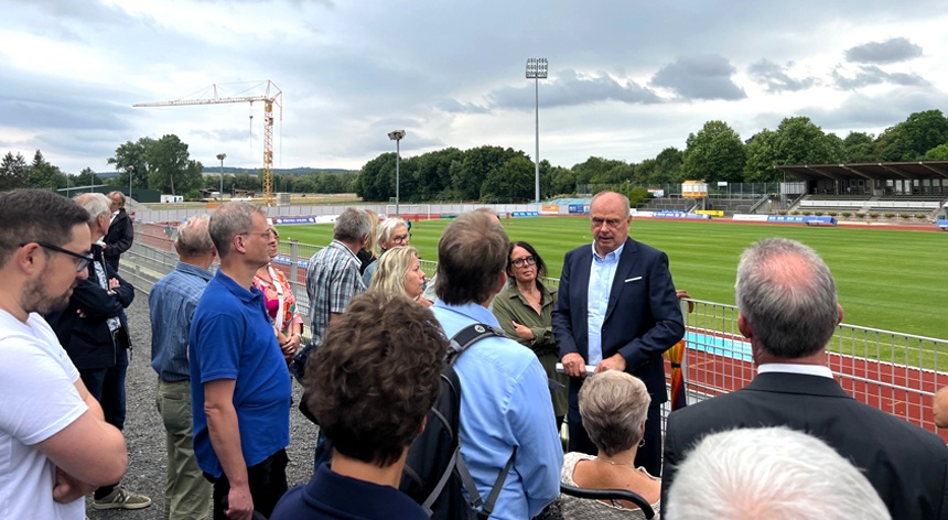 Sommerbegehung Stadion